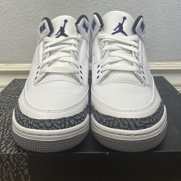 Nike Air Jordan 3 Retro Dark Iris (2022) Size 9.5 main image 7